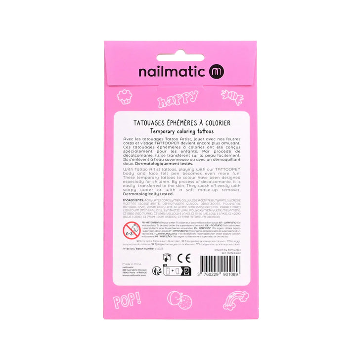 Temporary Coloring Tattoos