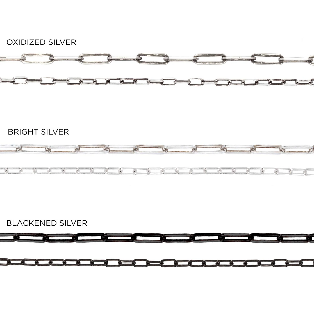 Small Paperclip Chain With Talisman Clip