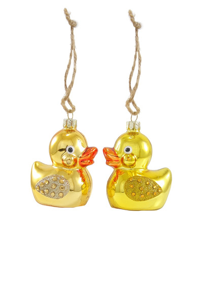 Glam Rubber Duck Ornament