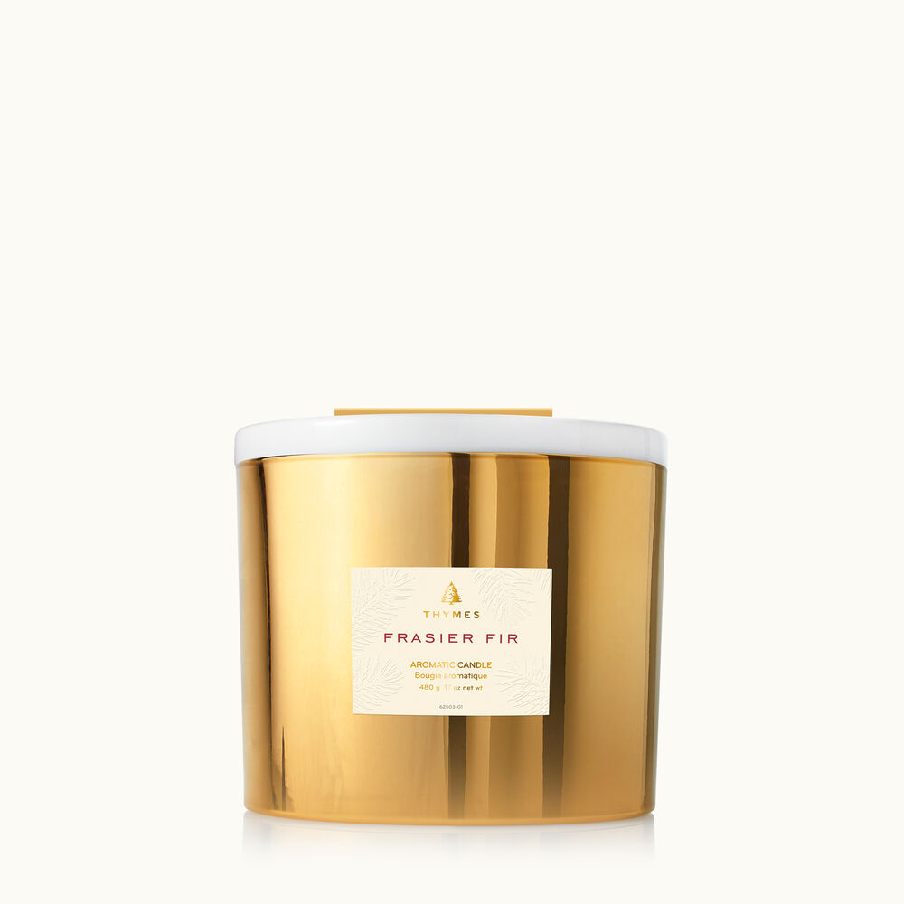 Frasier Fir Gold Gilded 3 Wick