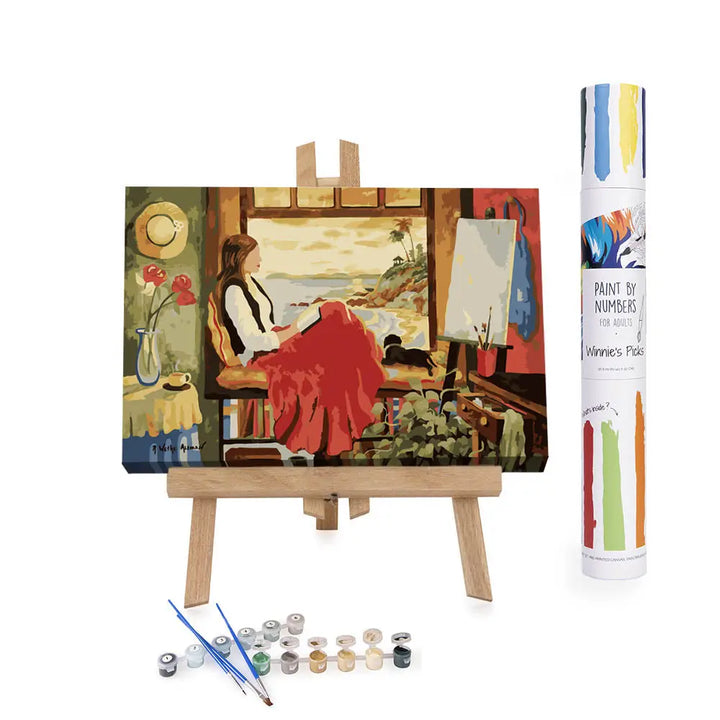She's An Artist Paint By Numbers