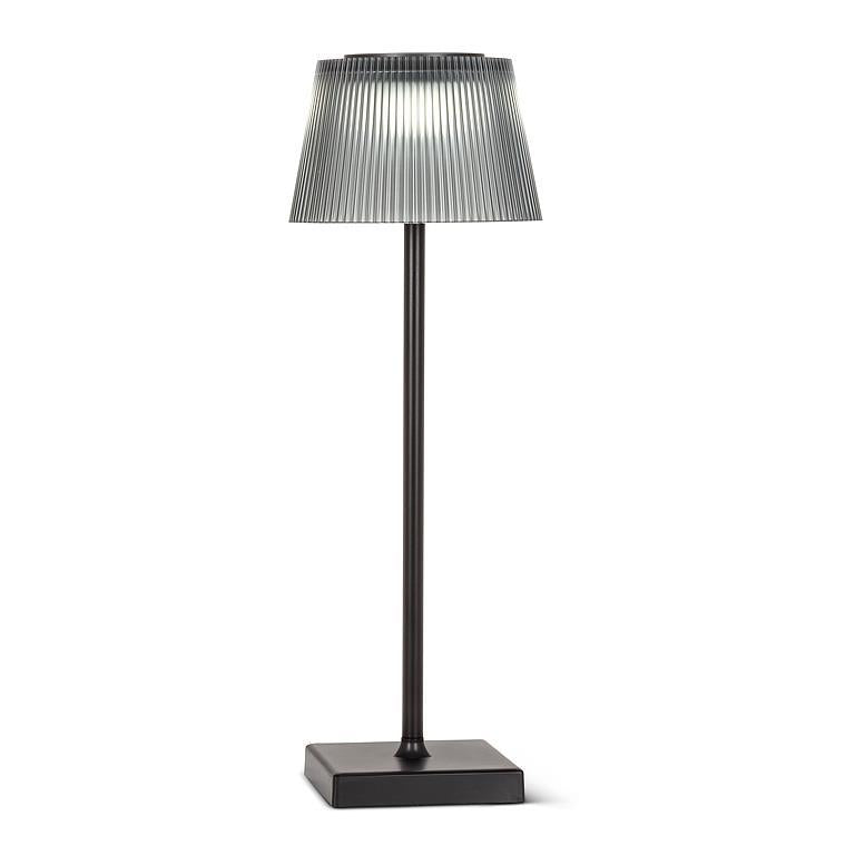 Fluted Shade LED Table Lamp