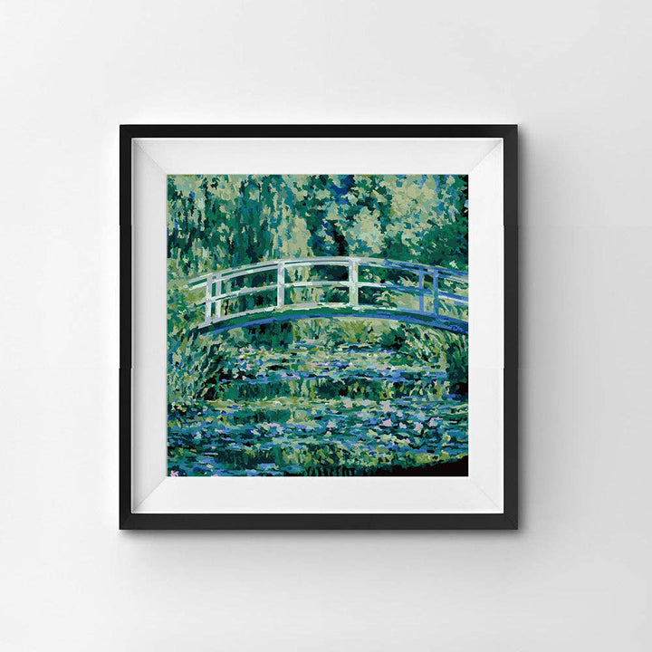 Waterlilies And Japanese Bridge Paint By Numbers