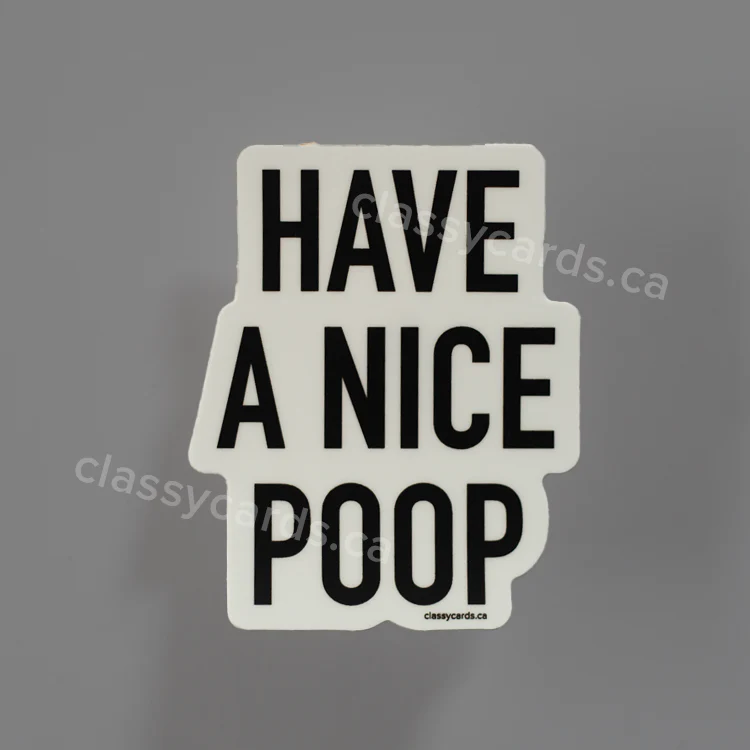 Nice Poop Sticker