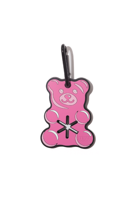 Pink Gummy Bear Dog Waste Bag Holder