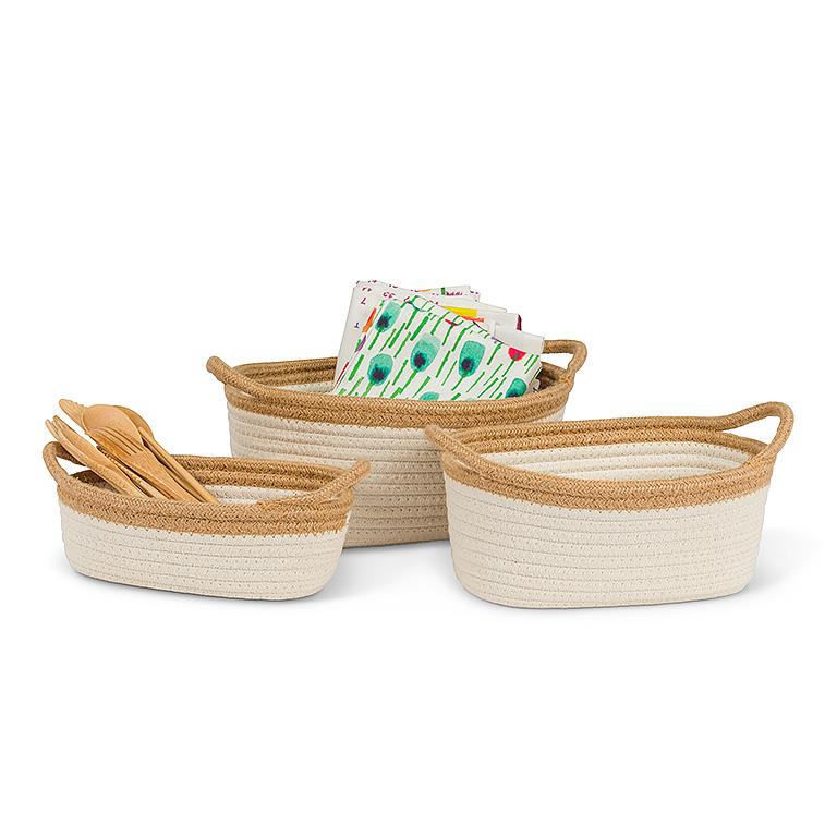 Rope Oval Basket