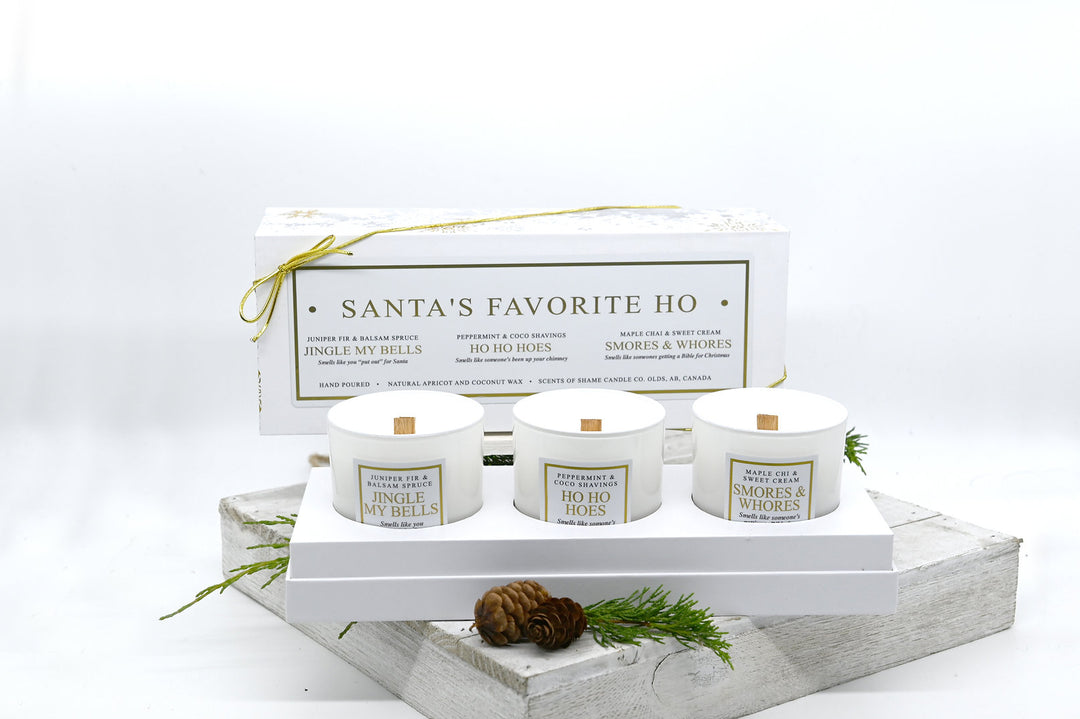 Santa's Favorite Ho Candle Set