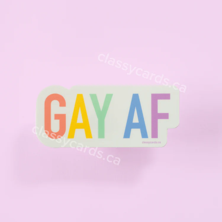 Gay AF Sticker