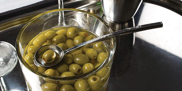 Shiny Hammer Olive Spoon 7”L