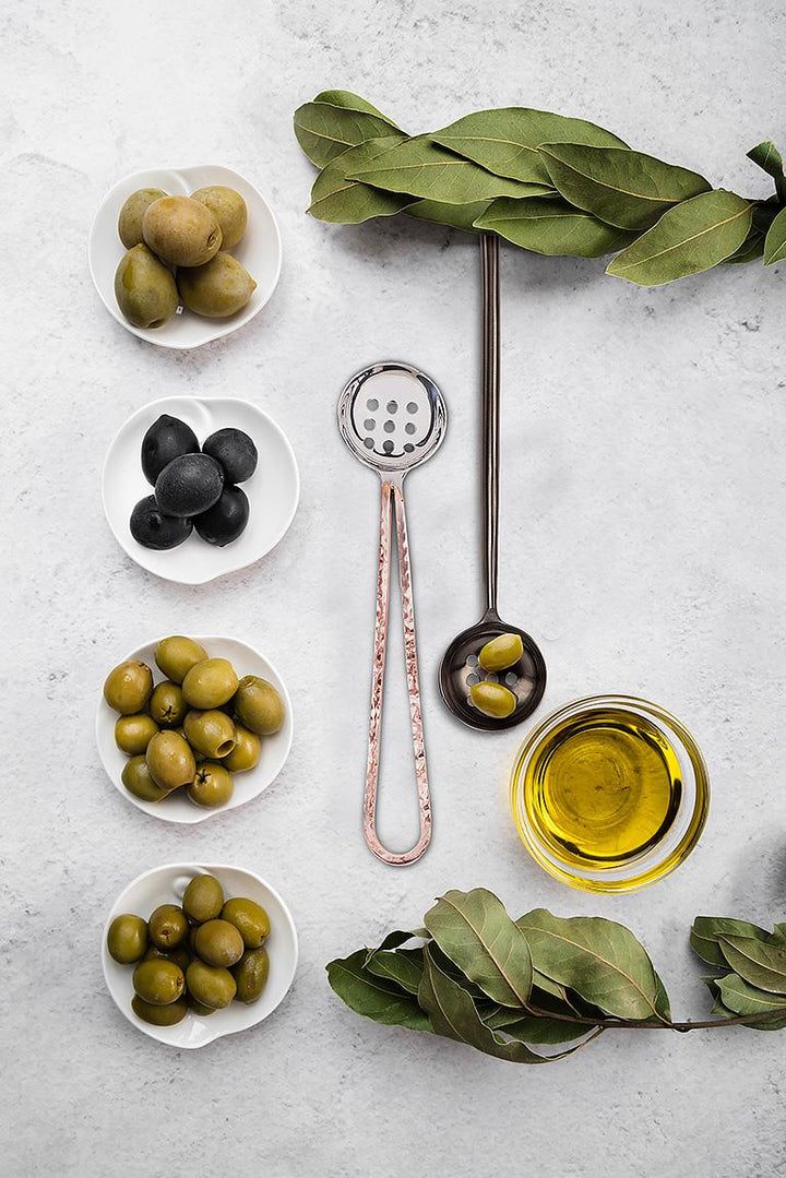 Olive Spoon Matte Black 7”