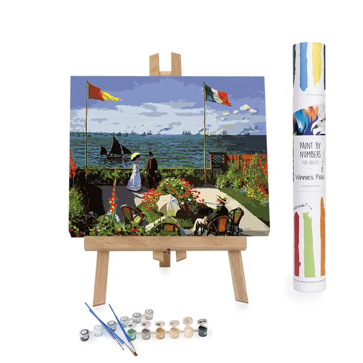 Garden At Sainte Adresse Paint By Numbers