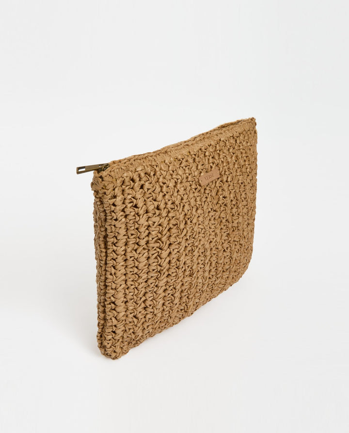 Raffia Clutch Bag