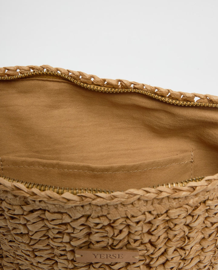 Raffia Clutch Bag