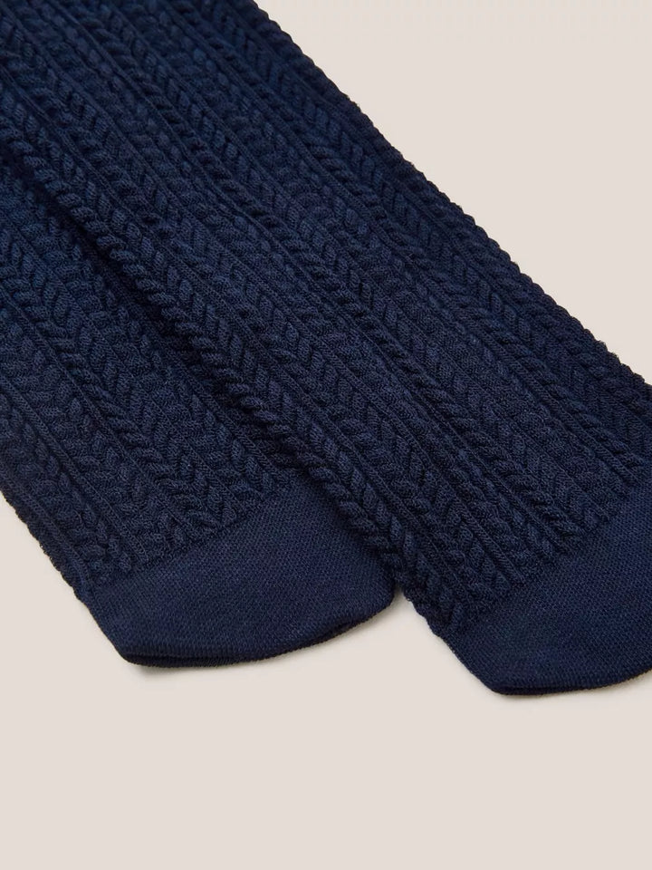 Cara Cable Knit Tights