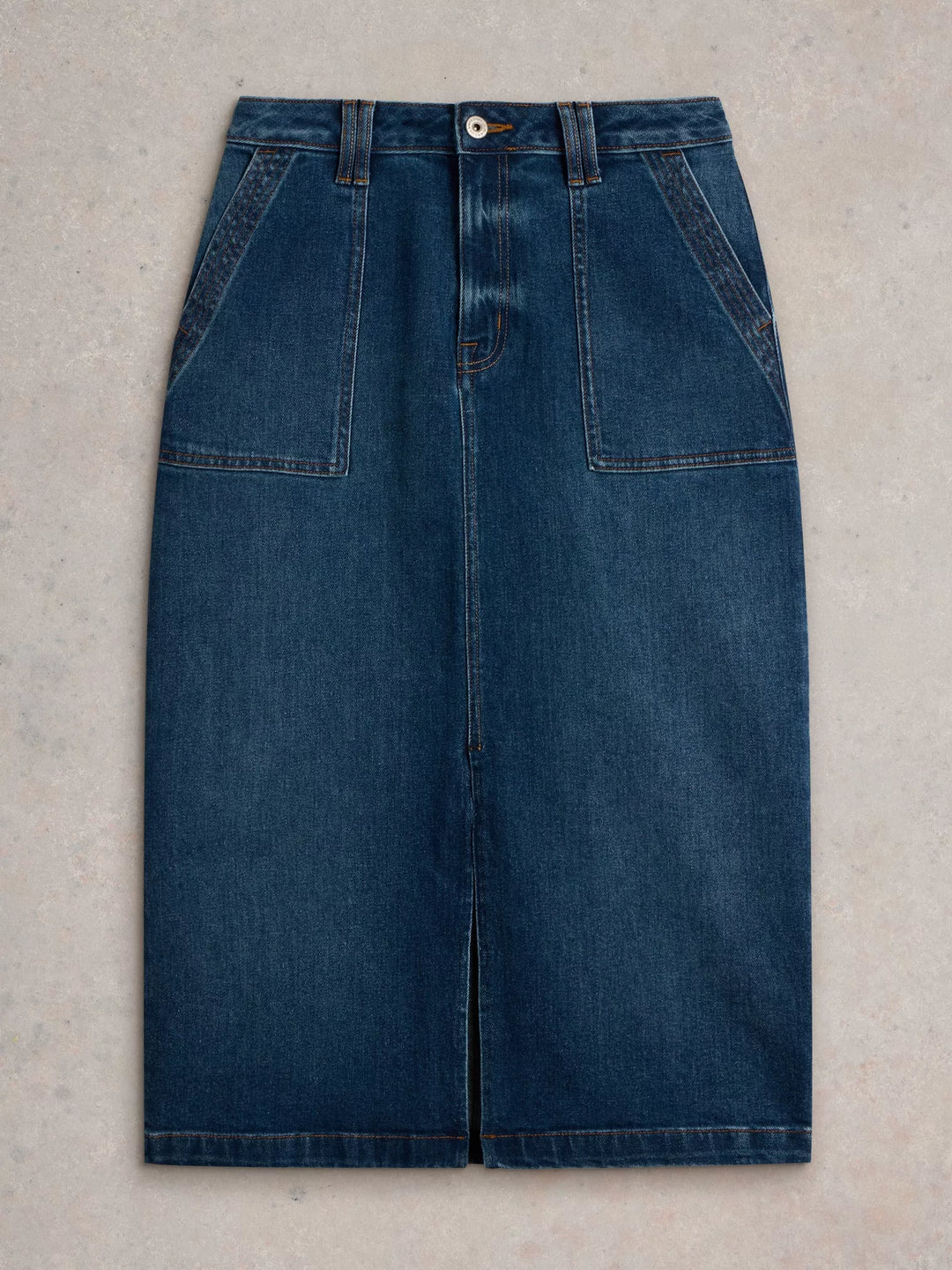 Maren Denim Midi Skirt
