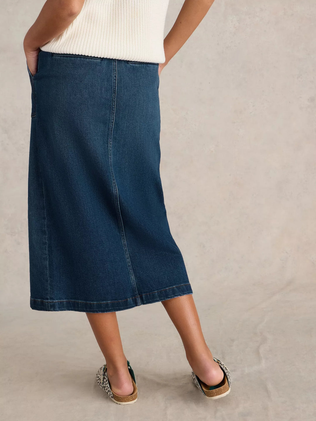 Maren Denim Midi Skirt