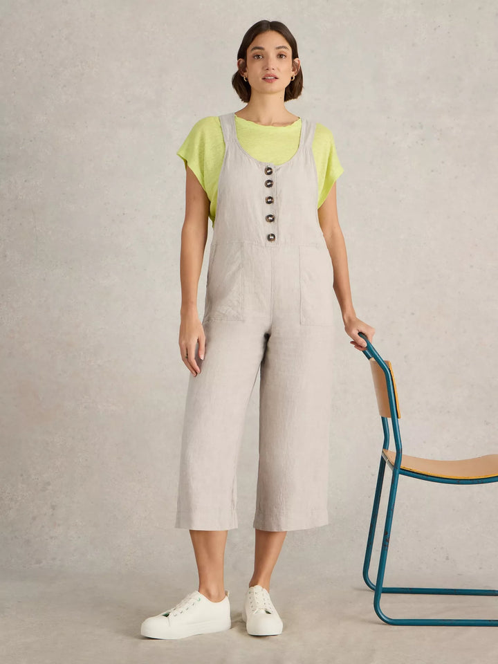 Viola Linen Dungaree