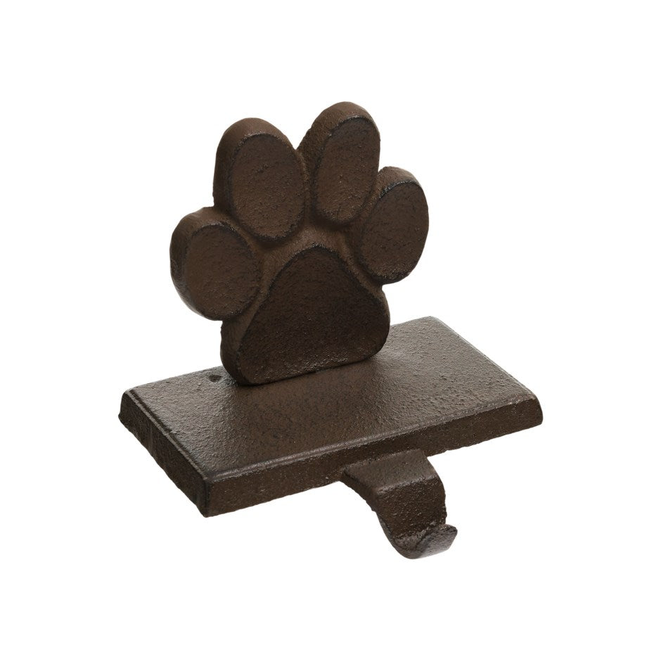 Cast Iron Paw Stocking Holder
