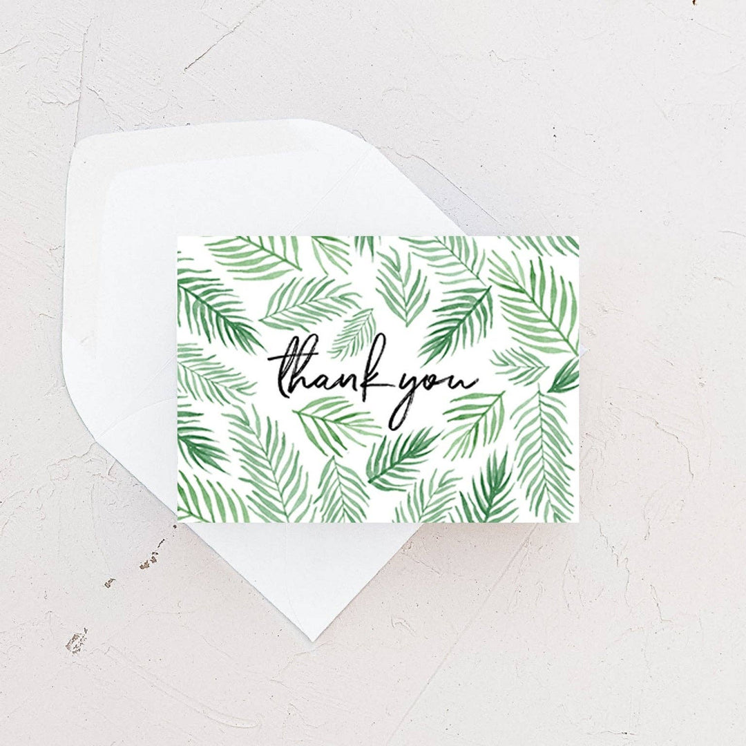Thank You Ferns Mini Card