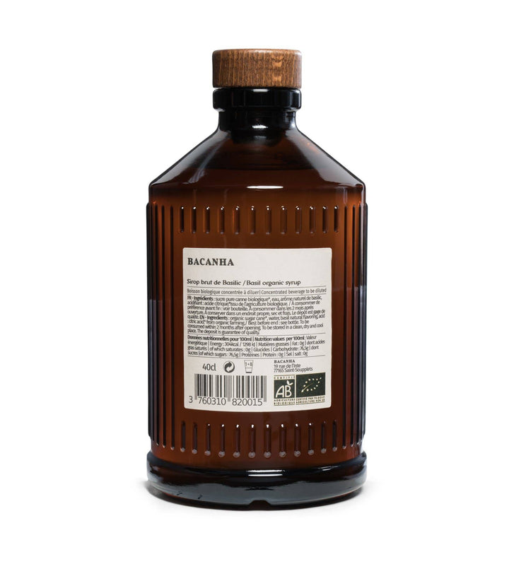 Raw Basil Syrup