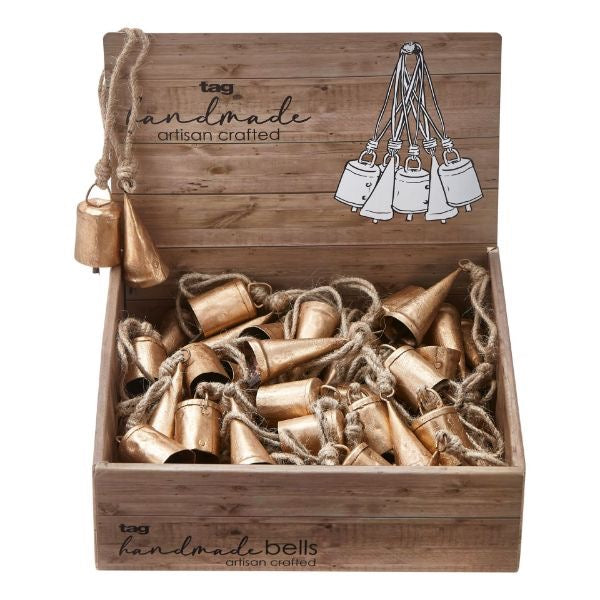 Mini Gold Hanging Bells