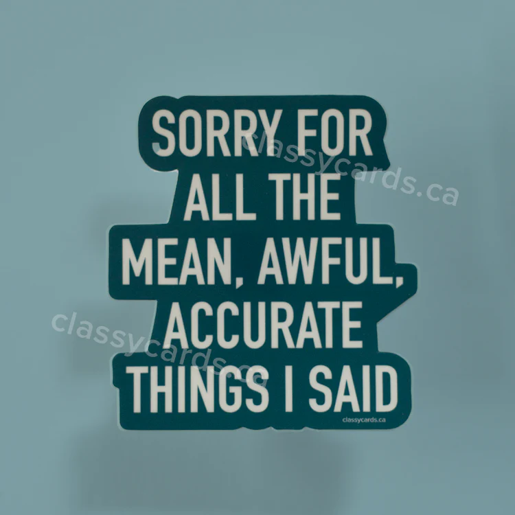 Accurate Sticker