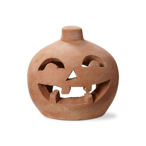 Jack O Lantern Round Terracotta