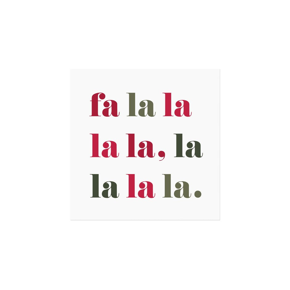 Fa La La Dinner Napkin