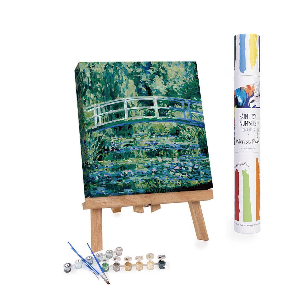 Waterlilies And Japanese Bridge Paint By Numbers