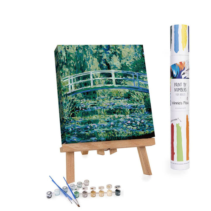 Waterlilies And Japanese Bridge Paint By Numbers