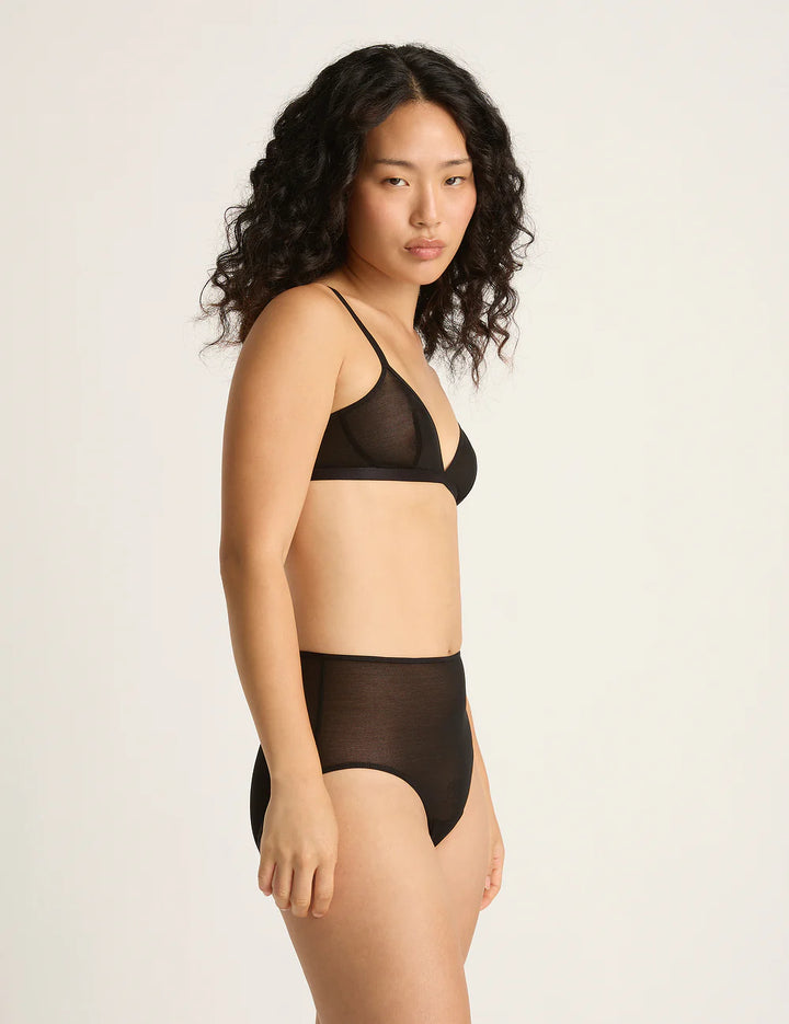 Bamboo Mesh Triangle Bralette