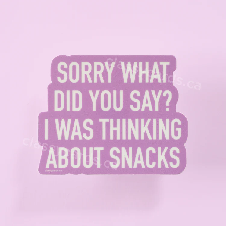 Snacks Sticker