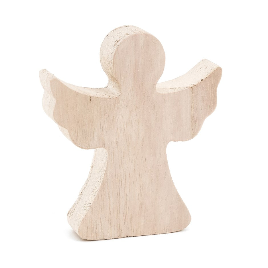 Deco Angel Natural Wood