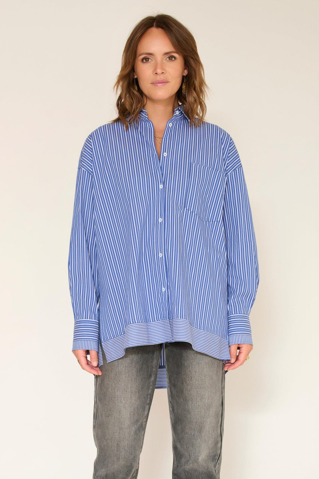 Cassy Button Up