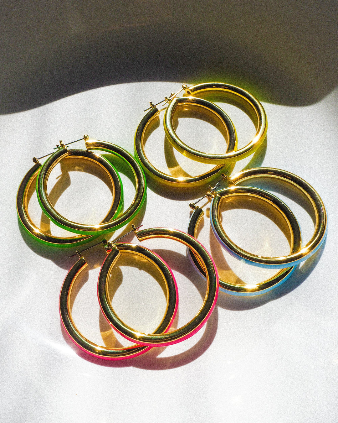 Enamel Stripe Amalfi Hoops