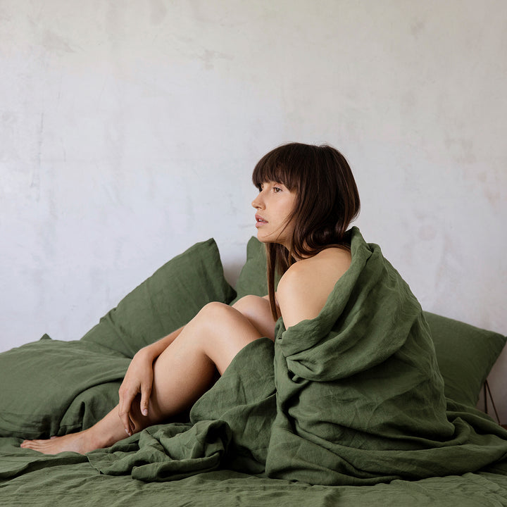 Linen Sheet Set (w/ Pillow Case)