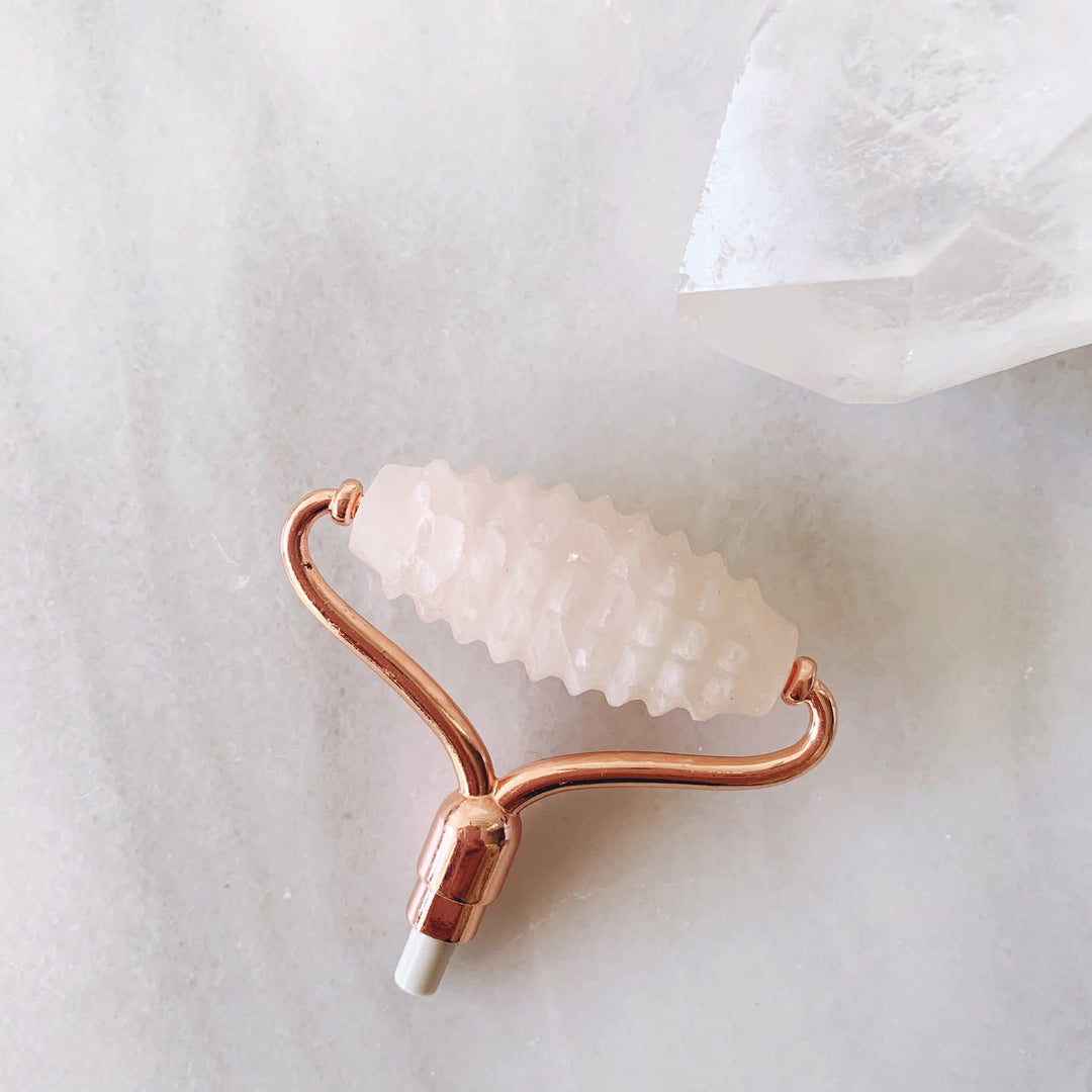 Gemstone Face Roller, Four Head Interchangeable Roller System