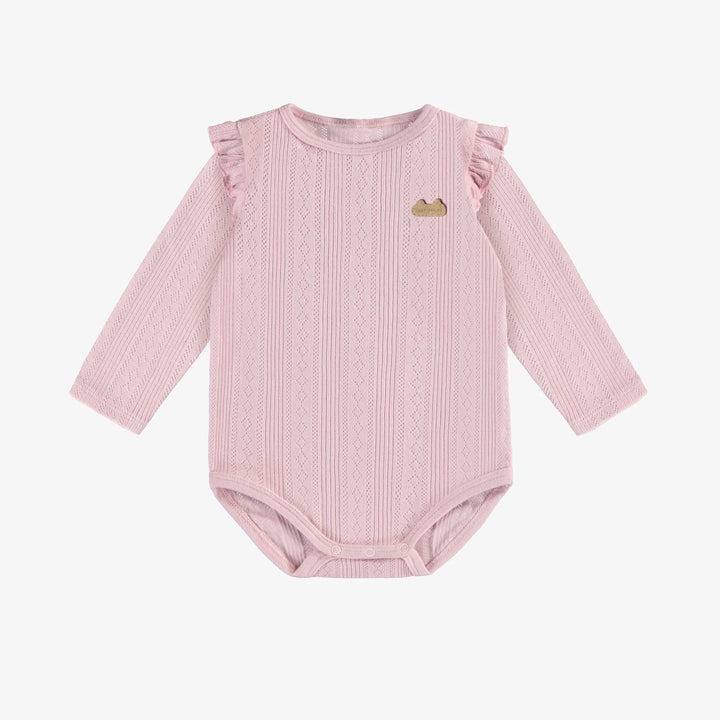 Ruffle Pointelle Bodysuit