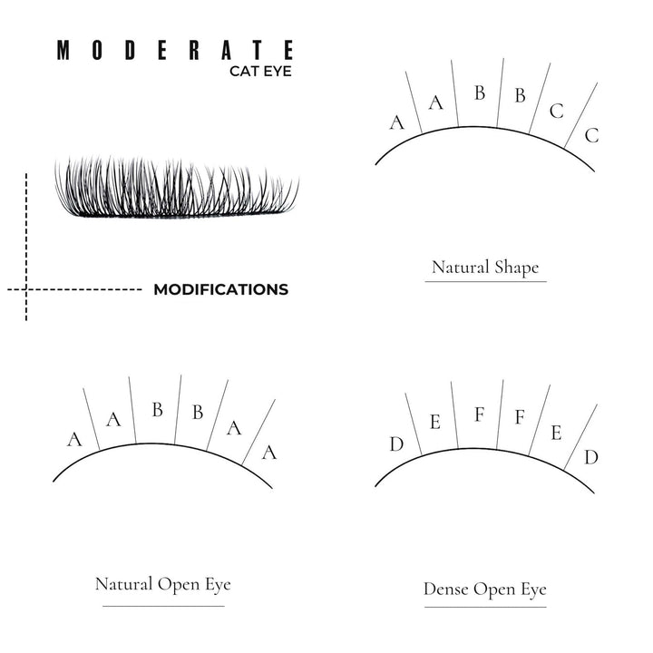 Moderate Cat Eye Lash