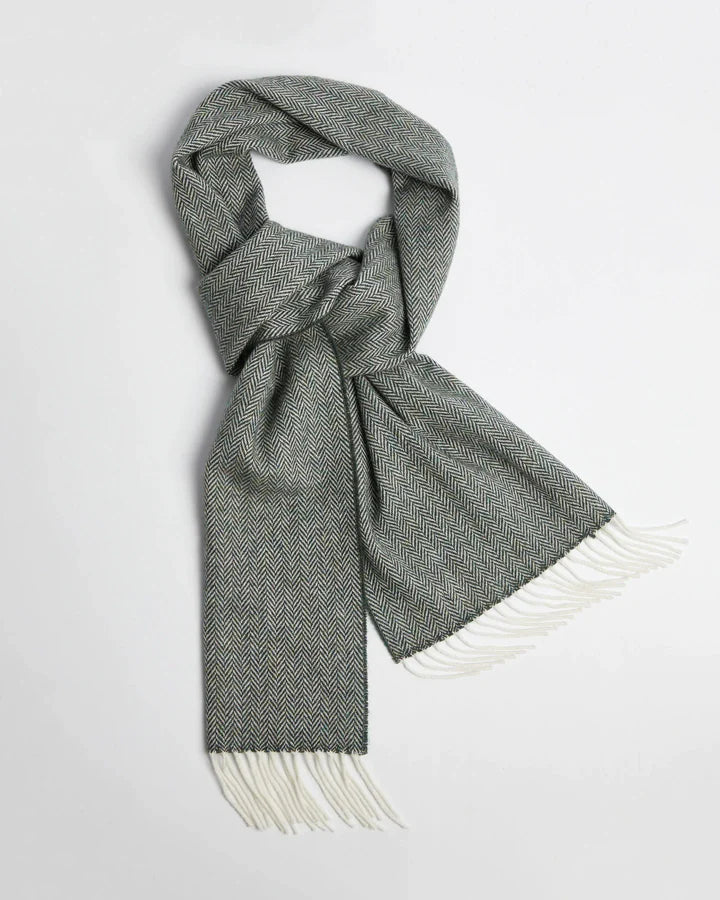 Mallard Herringbone Lambswool Scarf