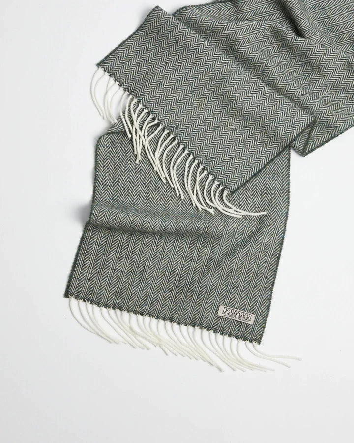 Mallard Herringbone Lambswool Scarf