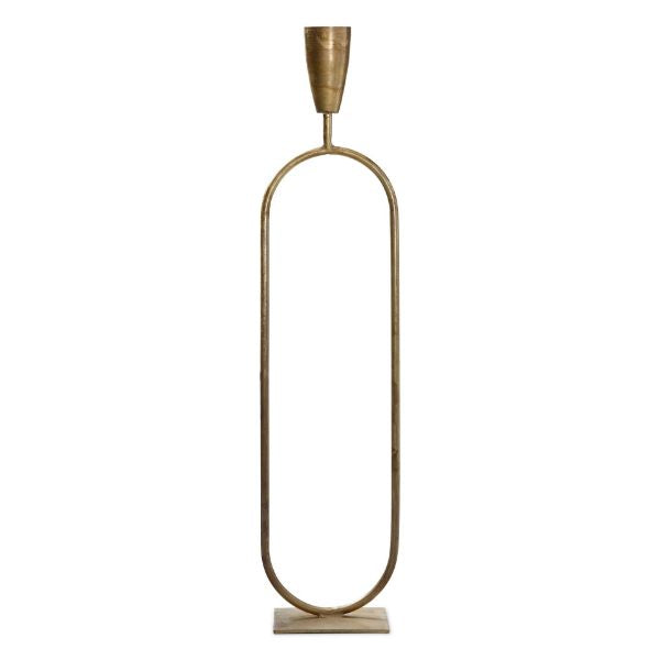 Gold Trumpet Taper Holder