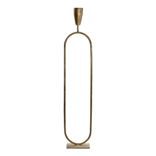 Gold Trumpet Taper Holder