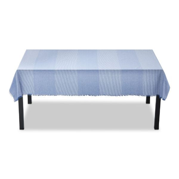 Blue Cottage Pinstripe Tablecloth
