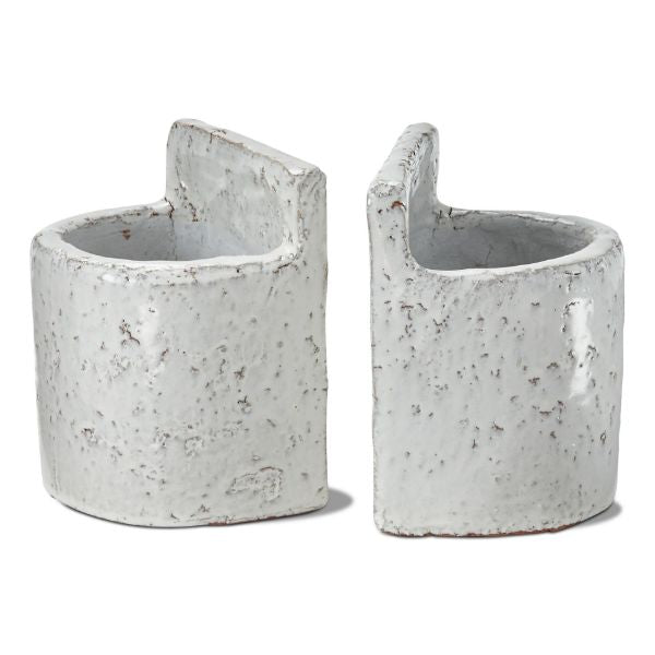 White Utensil Bookend