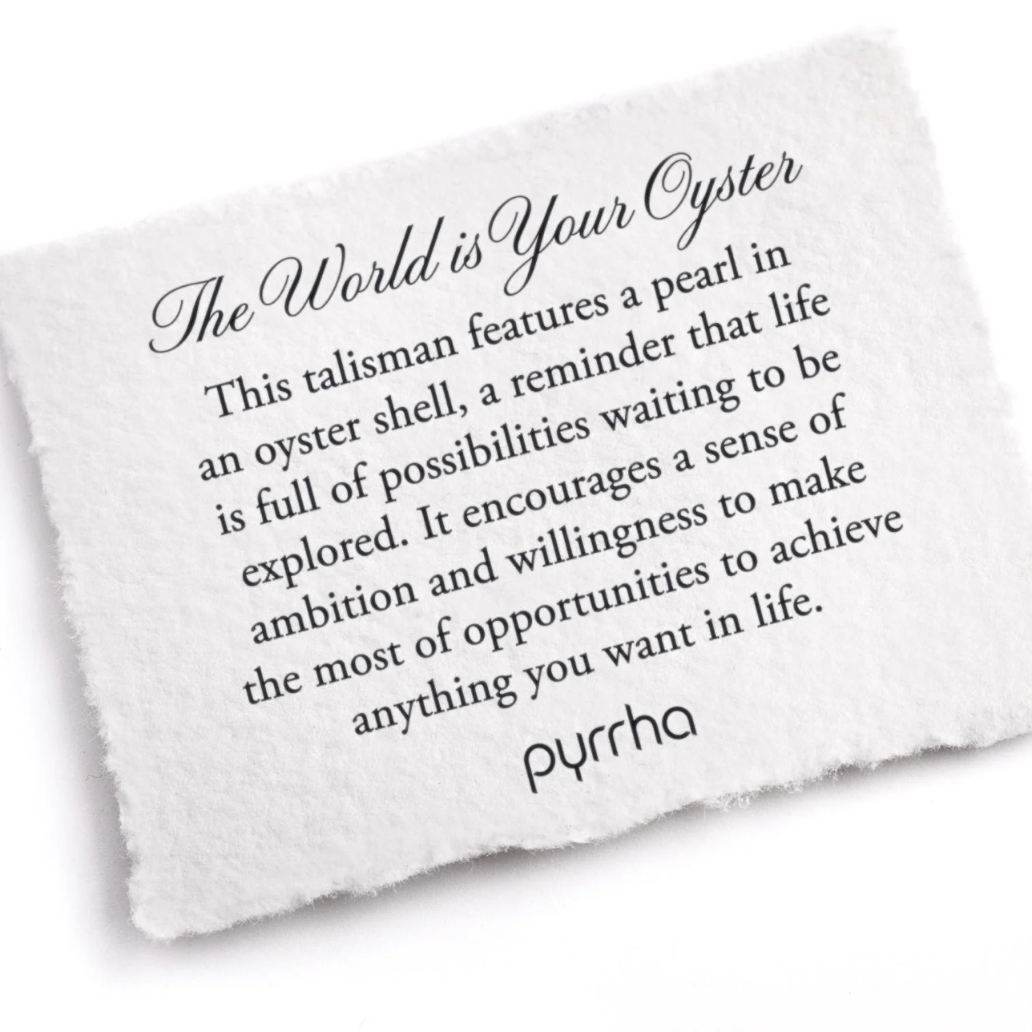 The World Is Your Oyster