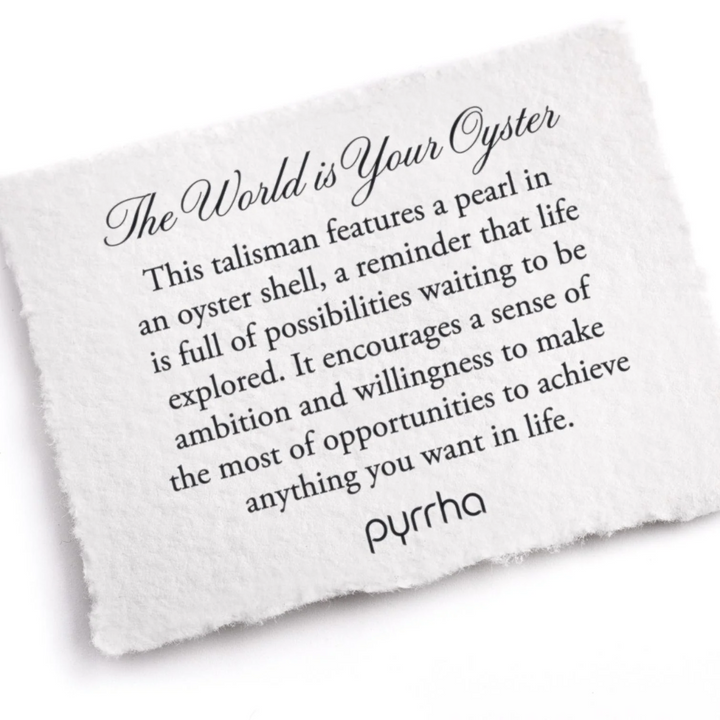The World Is Your Oyster