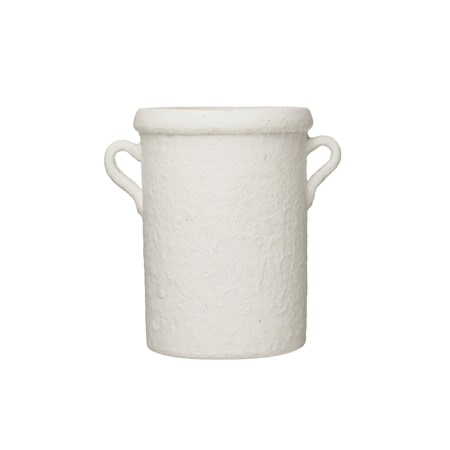 Decorative Coarse Terracotta Crock with Handles