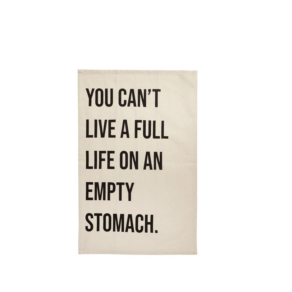 You Cant Live A Full Tea Towel