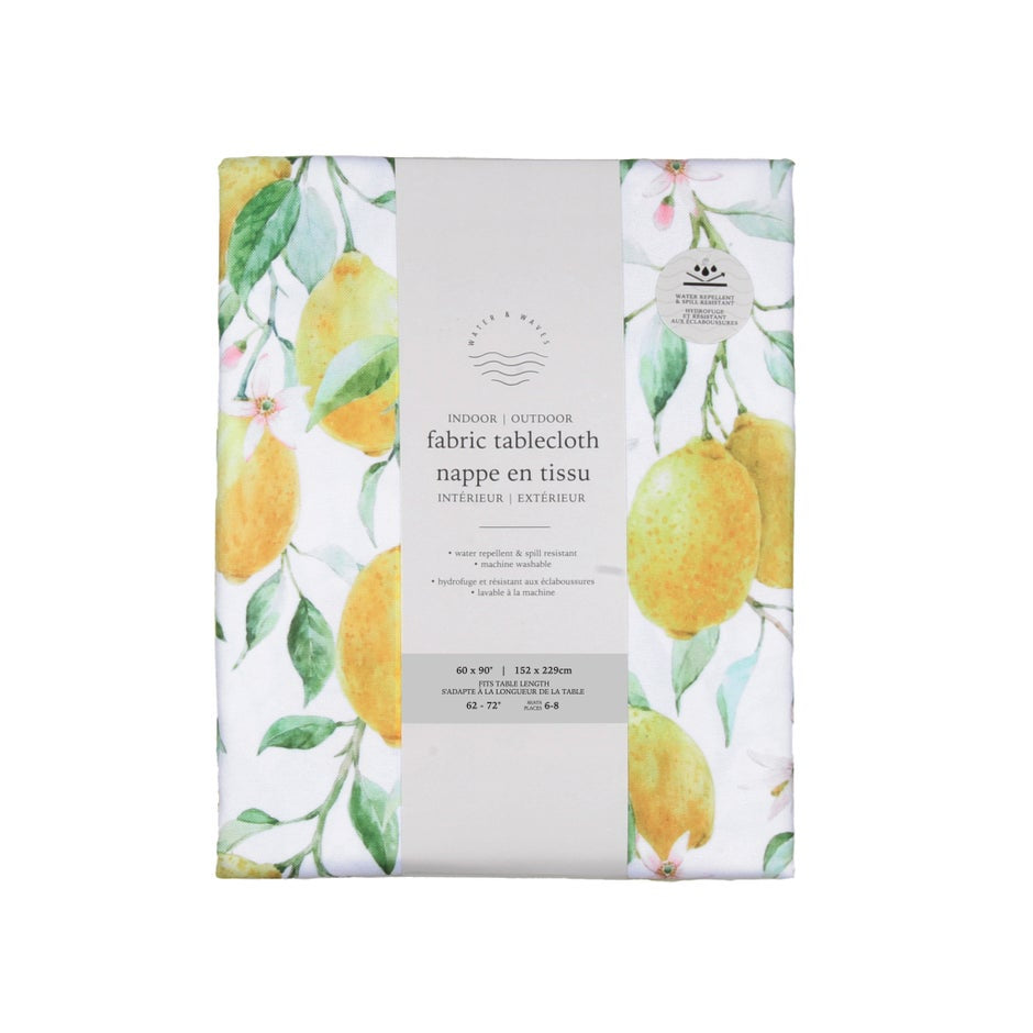 Fresh Lemon Table Cloth